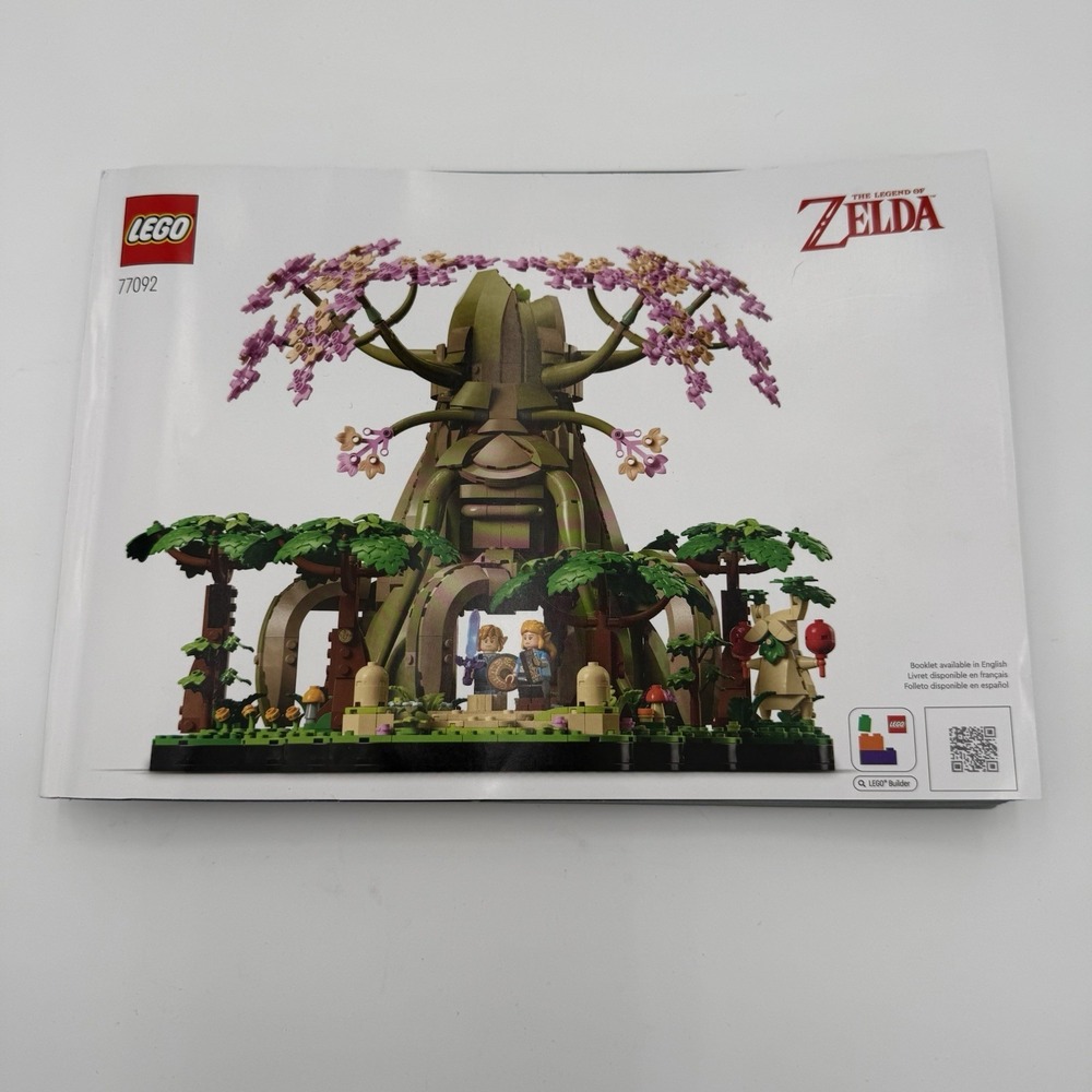 Zelda Great Deku Tree Lego Instruction Book Only